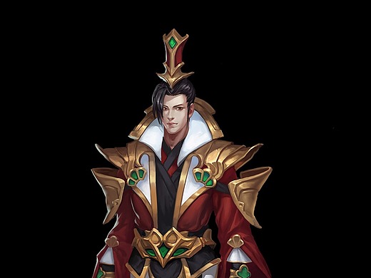 写实中国风军师设计