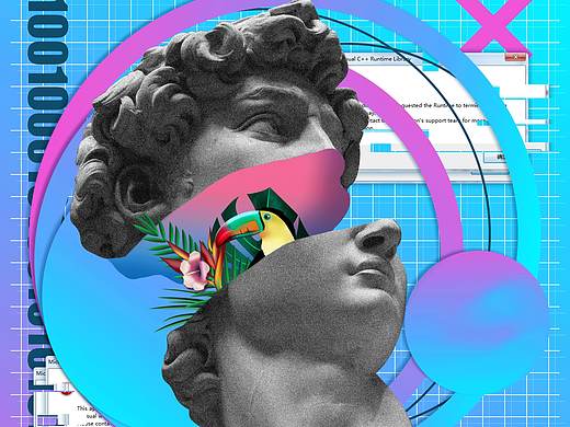 蒸汽波风格练习