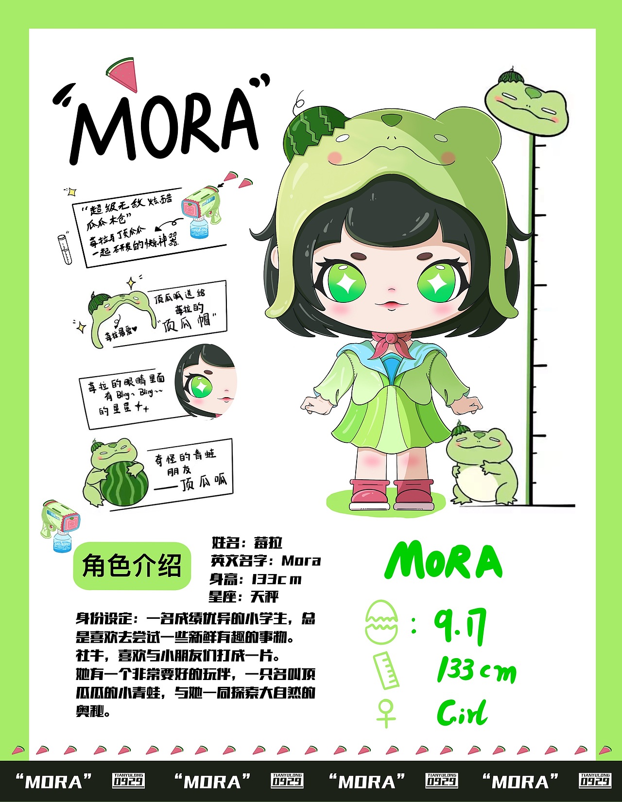 一套IP形象特殊设定测试