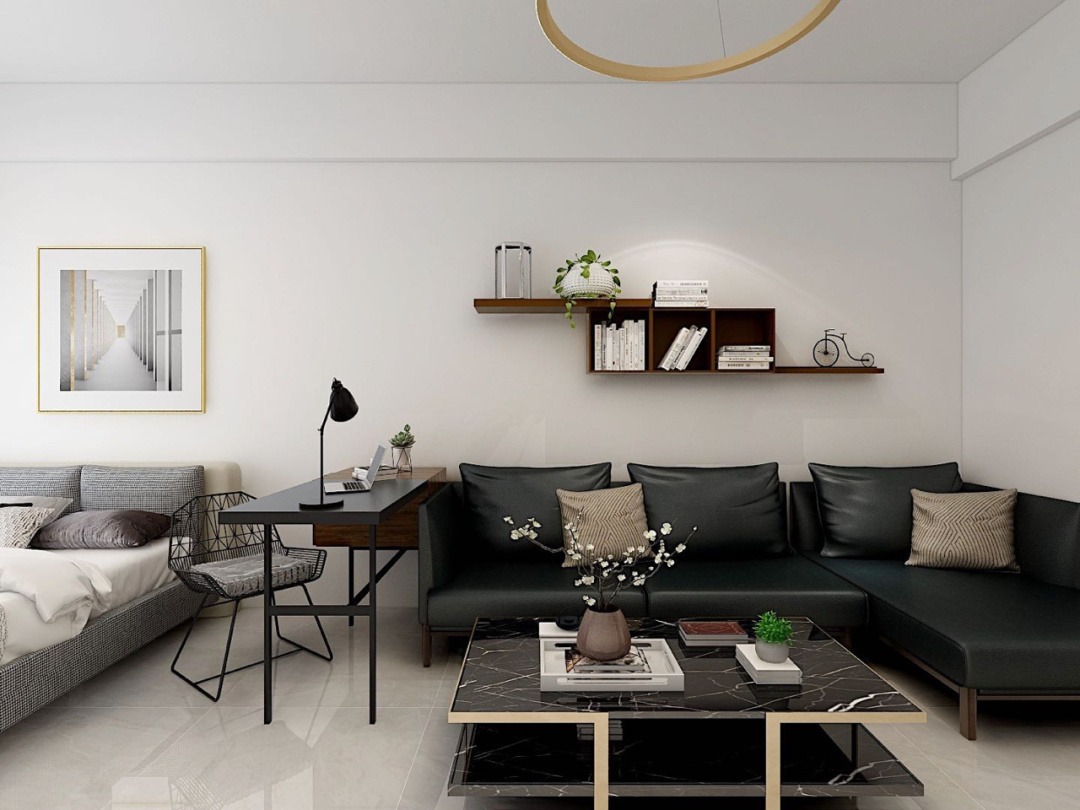单身公寓|空间|家装设计|小摩托表现_原创作品-站酷ZCOOL