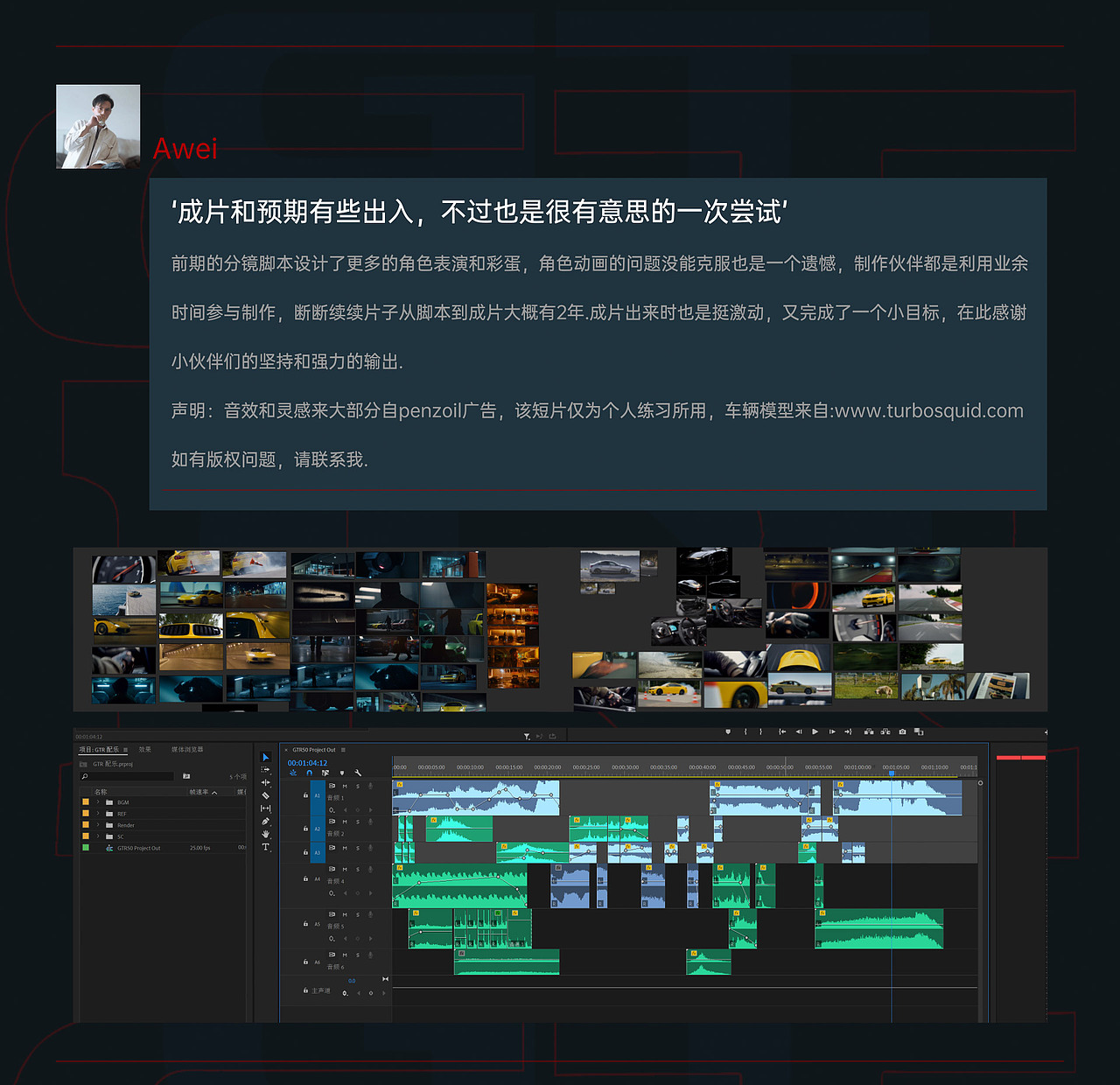 NISSAN GTR-50 CG‘老豆，我要买GTR！’（图ZMjg5MDczNjQ0） - 动画/影视 - 站酷设计师Awei_Design原创素材 - 站酷ZCOOL
