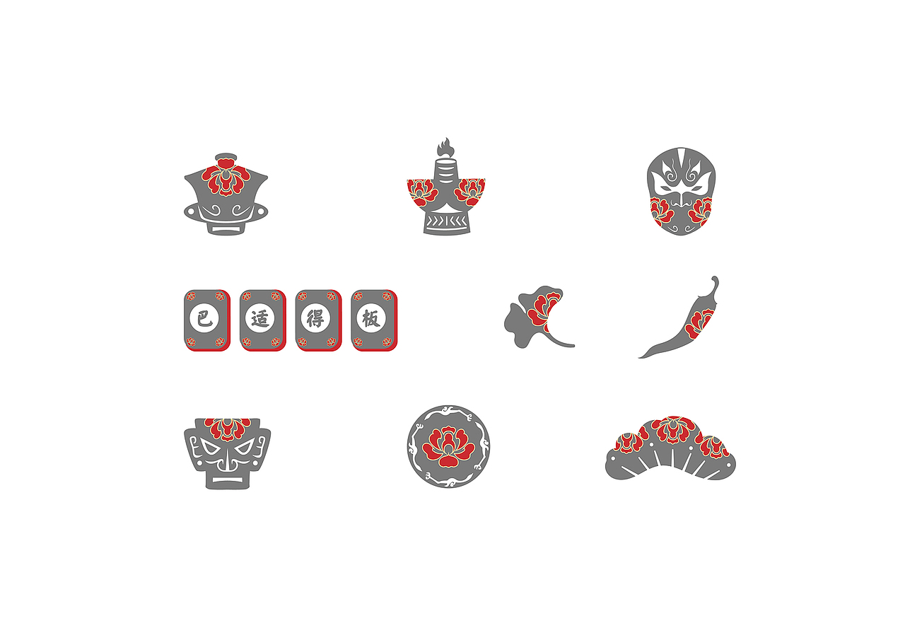 花重锦官城（图ZMTYzMTkwMTI4） - 商业插画 - 站酷设计师江小怪原创素材 - 站酷ZCOOL