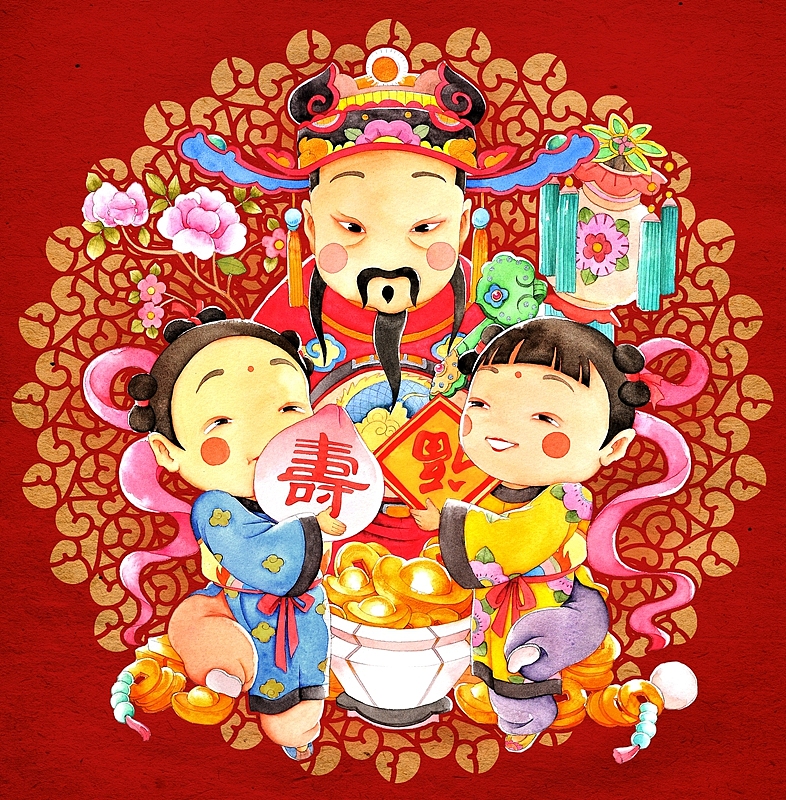 年 俗（图ZNjkzNTI2MzY=） - 创作习作 - 站酷设计师爱做梦的猫原创素材 - 站酷ZCOOL