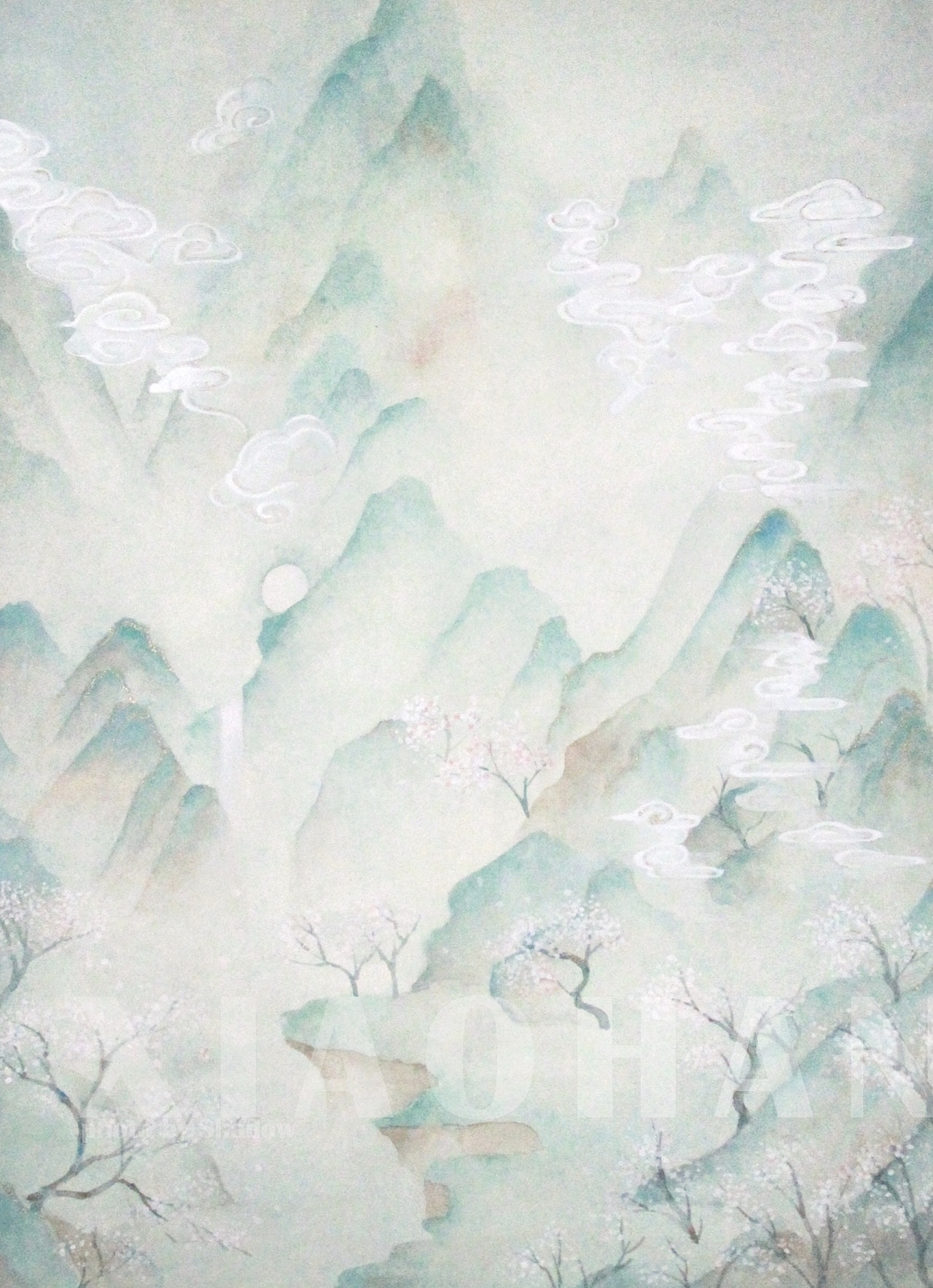 国风水彩|青山入我怀