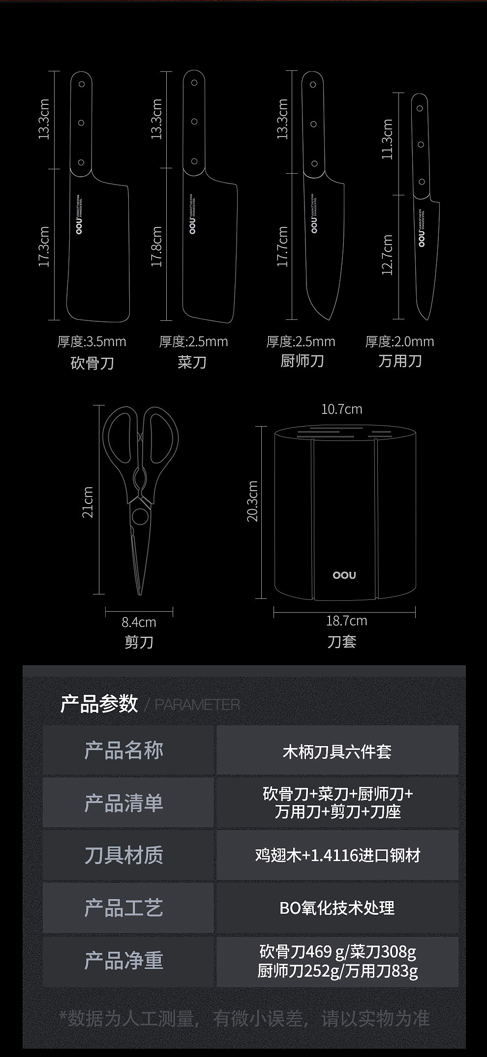 OOU星厨系列黑刀（图ZMTM4NzM3MjE2） - 电商 - 站酷设计师OOU黑刀原创素材 - 站酷ZCOOL