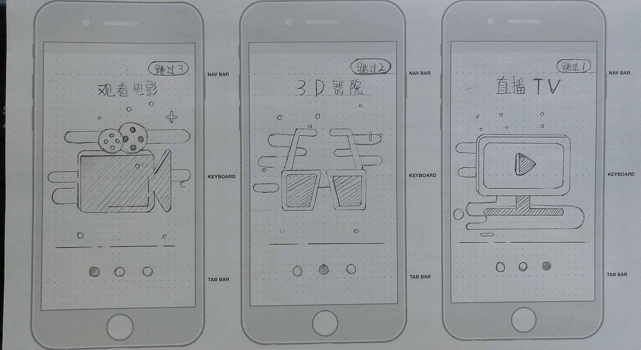 移动端界面手绘第二pa 手绘三张loading页加实现|ui|app界面|韩晓念