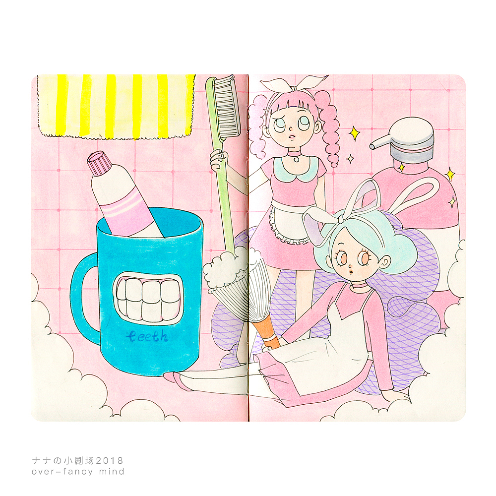 脑洞涂鸦本2半年汇（图ZMTIzNDE5MjM2） - 创作习作 - 站酷设计师applenana原创素材 - 站酷ZCOOL
