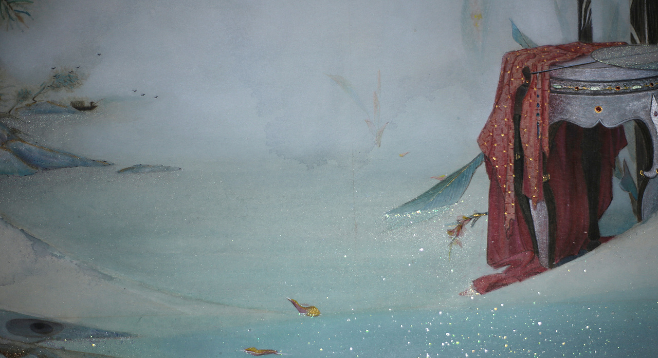 《临江仙引图》（图ZMTU3MzQ3MjA4） - 绘画 - 站酷设计师三山七鸦原创素材 - 站酷ZCOOL