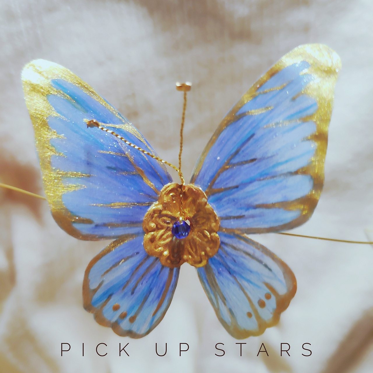 手工饰品 硫酸纸蝴蝶 锁骨项链