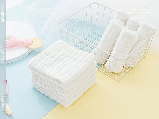 婴儿纱布巾摄影丨简木视觉 × 母婴用品口水巾 产品拍摄