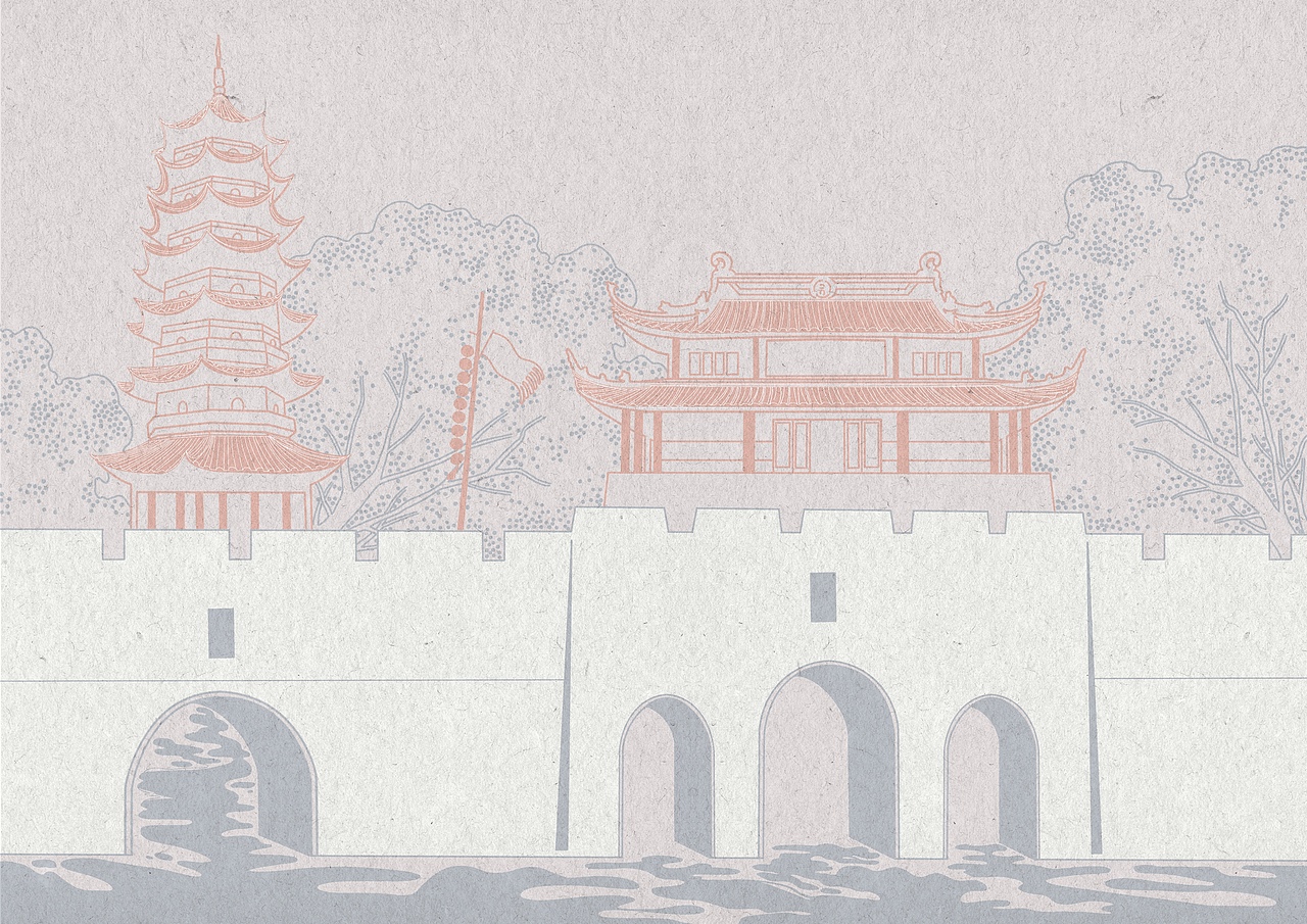 姑苏六景穹窿山狮子林荷塘月色寒山寺盘门苏州博物馆（图ZMTkxODIxNjg0） - 创作习作 - 站酷设计师尔尔同学原创素材 - 站酷ZCOOL