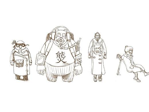 *以前做的蒸汽朋克風(fēng)格的短片《Mask》（個(gè)人主頁-ZMjQ2NzczMzI=） - 短片 - 站酷設(shè)計(jì)師耀西Yoshi原創(chuàng)素材 - 站酷ZCOOL