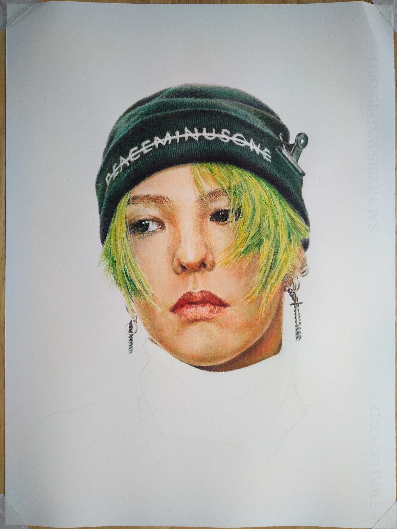 彩铅GD.权志龙（图ZMjA0MzkyNDIw） - 绘画 - 站酷设计师蜗牛啃牛骨原创素材 - 站酷ZCOOL