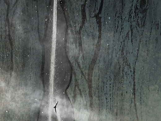 山涧   致敬范宽