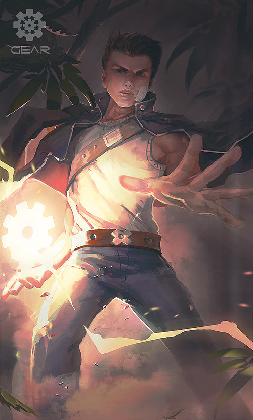 黄色齿轮（带过程）（图ZMTE0MjQ5MTg4） - 创作习作 - 站酷设计师kate8589原创素材 - 站酷ZCOOL