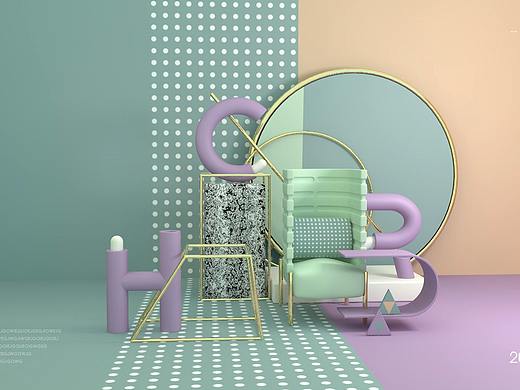 C4D练习（个人主页-ZMzM2NzkxMDA=） - 其他三维 - 站酷设计师初见可可原创素材 - 站酷ZCOOL