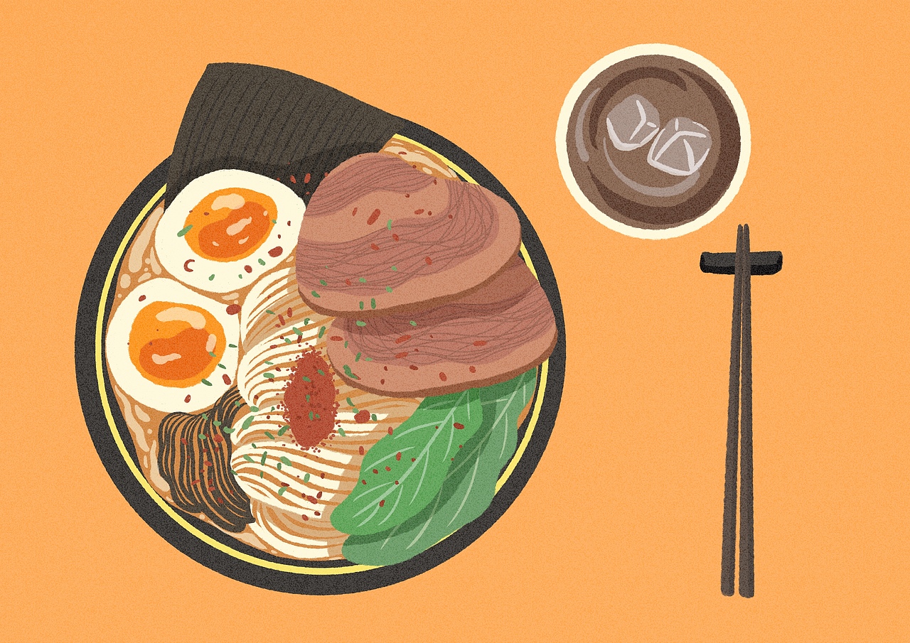 近期美食插画大集合~