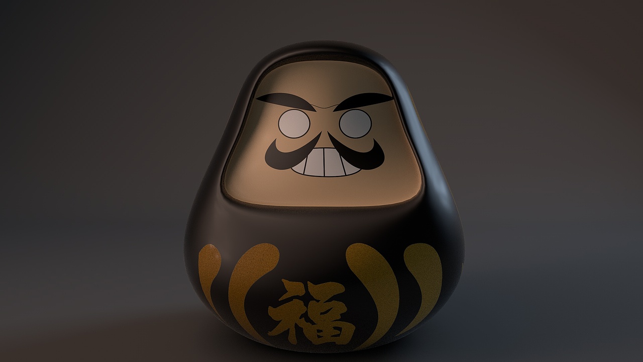 御行达摩 黑色达摩奉为达摩 白色达摩招福达摩 红色达摩据说阴阳师