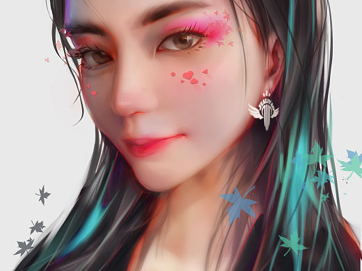 厚涂人像    &#39;&#39;PS&quot;作品