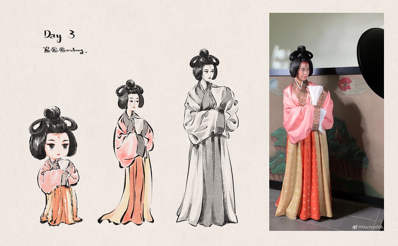 古风人物打卡（图ZMzEyNTgzNDg0） - 创作习作 - 站酷设计师路偏偏mokong原创素材 - 站酷ZCOOL