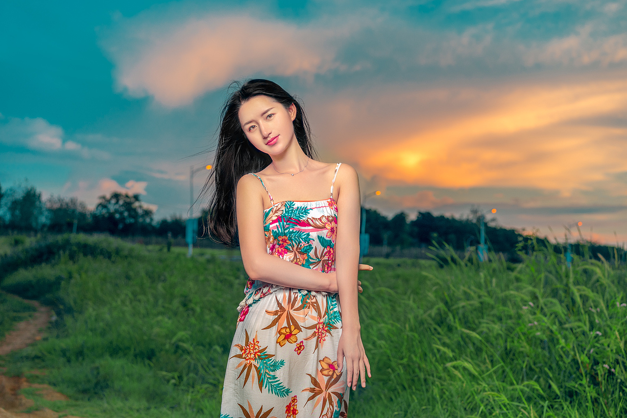 湖边夕阳（图ZMjcyNzAwNDE2） - 人像摄影 - 站酷设计师摄法学徒原创素材 - 站酷ZCOOL