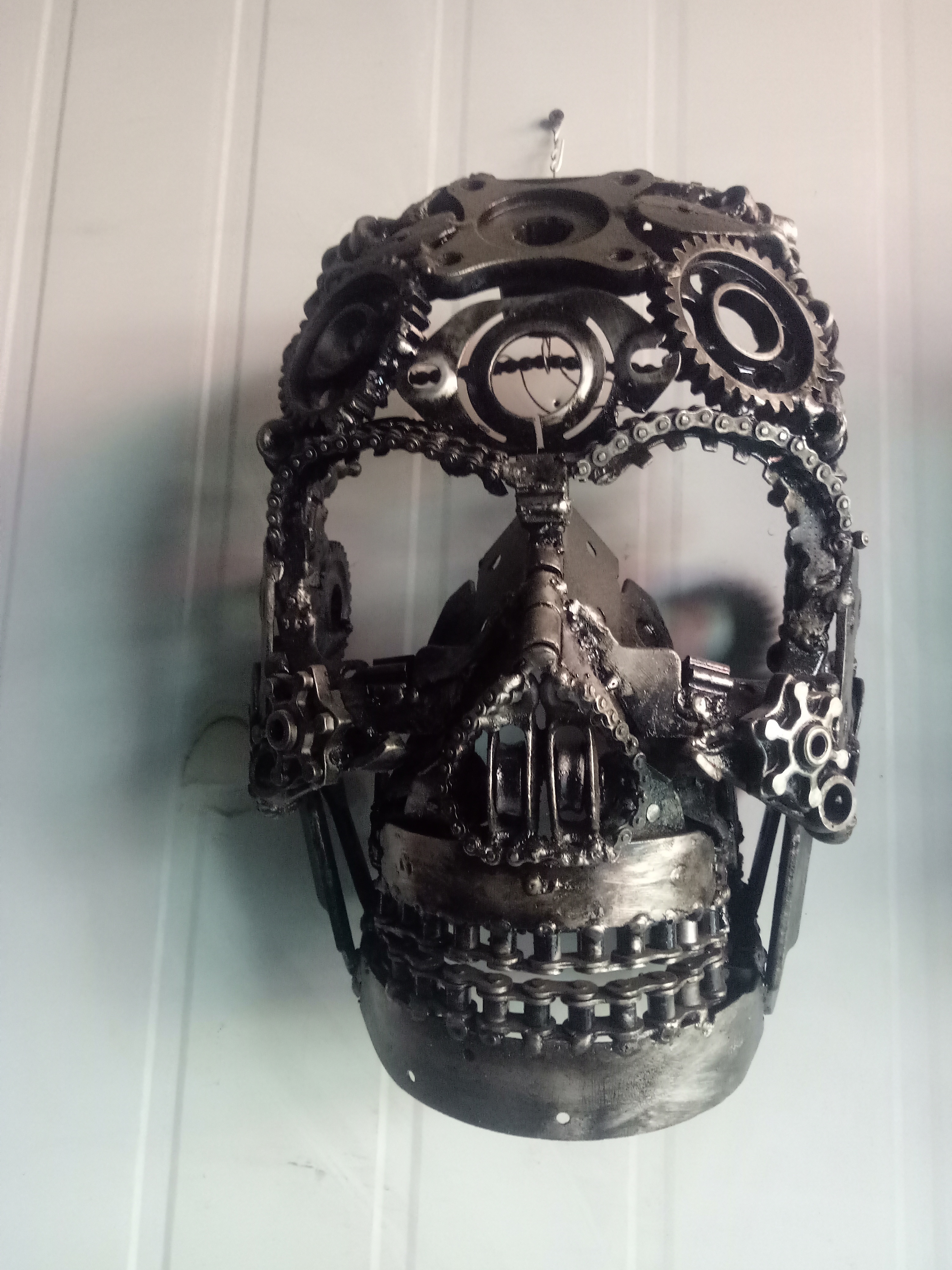 骷髅 铁艺雕塑重金属朋克风