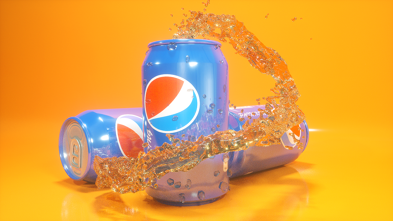 百事可乐流体特效