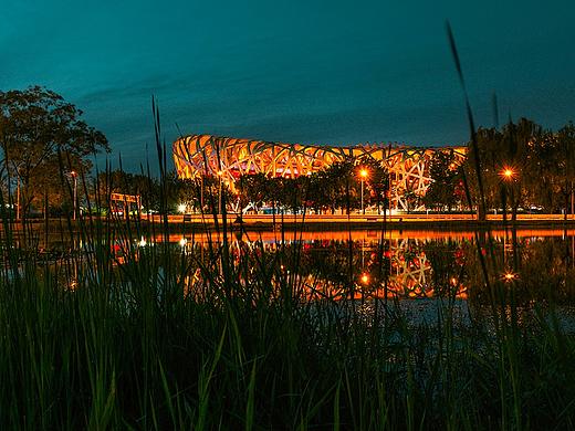 初春的灯火鸟巢（个人主页-ZMzU1MzI5NDQ=） - 环境/建筑摄影 - 站酷设计师牵马远逸原创素材 - 站酷ZCOOL