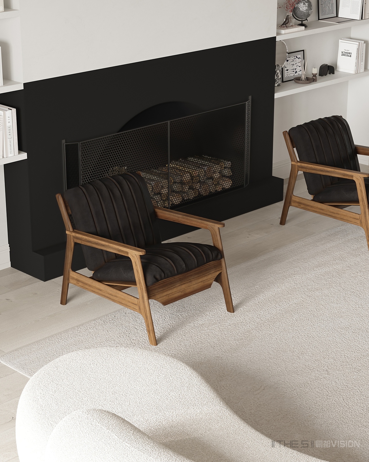 法式现代主义 铁蛋和翠花得新居 一层（图ZMjgxOTIzMjA4） - 家装设计 - 站酷设计师霸都THES原创素材 - 站酷ZCOOL