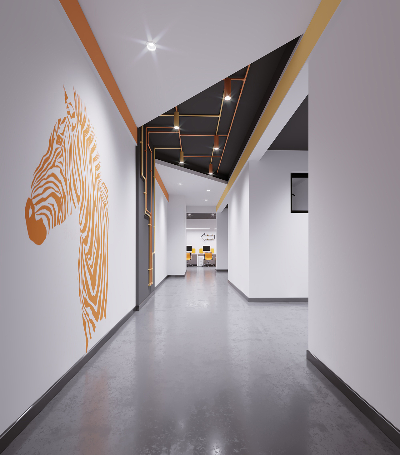 办公空间表现（图ZMTQ1MzU4MTAw） - 家装设计 - 站酷设计师匠心HUI原创素材 - 站酷ZCOOL