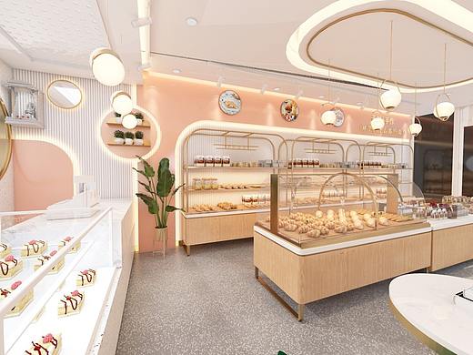 甜品店设计装修—— 等待被一份喜爱的甜品温柔击中