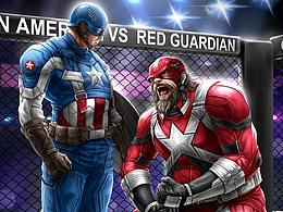 美国队长VS红色守卫者