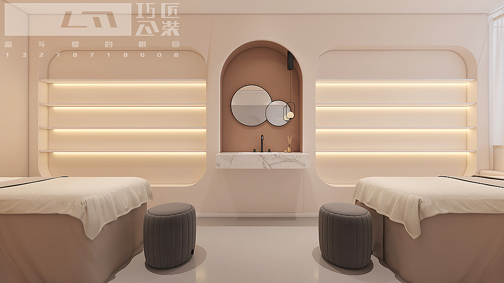 昆明美容院装修设计哪家好（图ZMjcyNjQyNzQw） - 商业空间设计 - 站酷设计师源宿侘寂美学馆原创素材 - 站酷ZCOOL