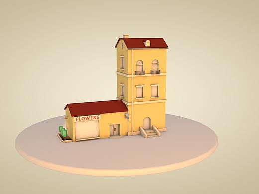 C4D低級多邊形練習(xí)作品（個人主頁-ZMjY3MDA2MjQ=） - 場景 - 站酷設(shè)計師Jocelyn林原創(chuàng)素材 - 站酷ZCOOL