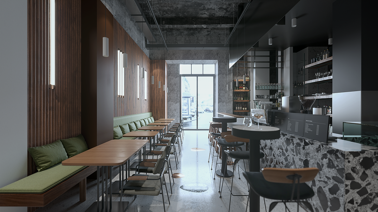 工裝餐廳表現(xiàn)（圖ZMjUxNzEzOTI0） - 酒店餐飲設(shè)計 - 站酷設(shè)計師小江大浪原創(chuàng)素材 - 站酷ZCOOL