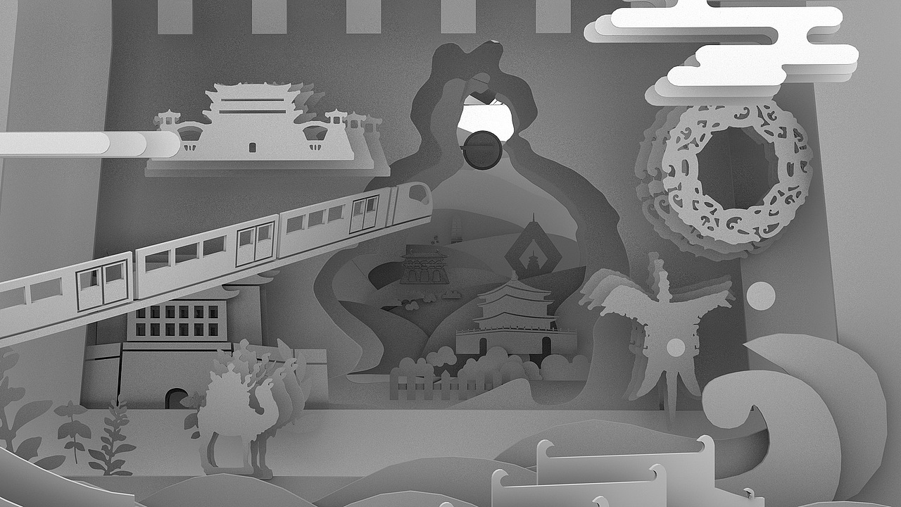 千年古都常来长安三维动画西安城市形象片