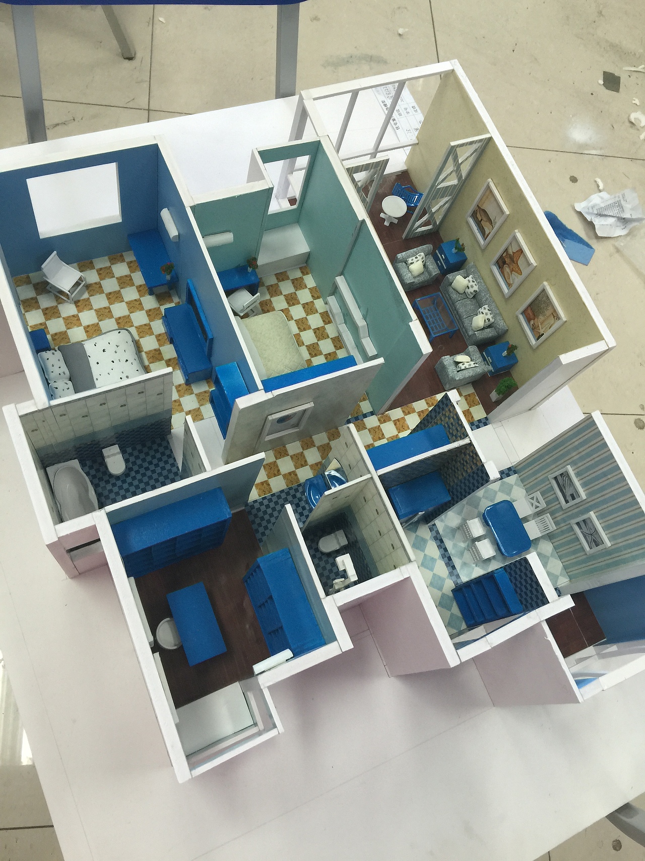 室内模型+展厅模型