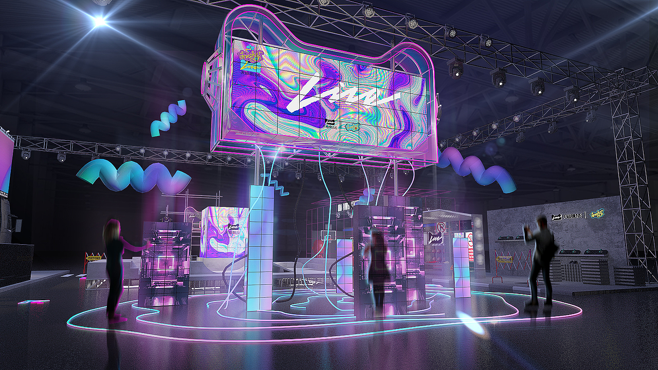 2020 天猫上海sneaker con 潮live展区（图ZMjMzMjUxMDEy） - 其他三维 - 站酷设计师康南connan原创素材 - 站酷ZCOOL