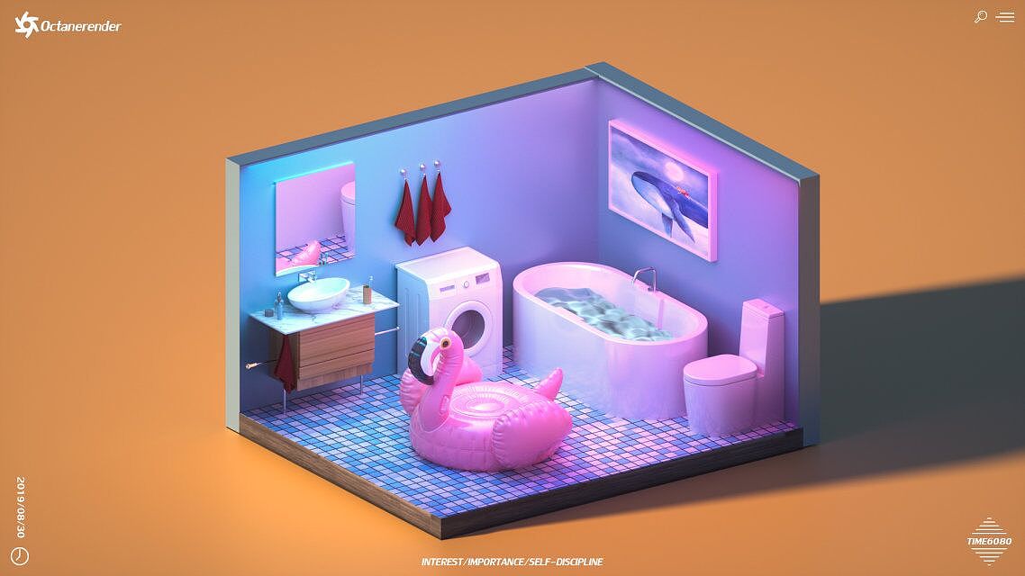 OC第五期学员作品——NiaoNiao的C4D课堂（上）（图ZMTc1NjM2ODgw） - 场景 - 站酷设计师我就是NiaoNiao原创素材 - 站酷ZCOOL