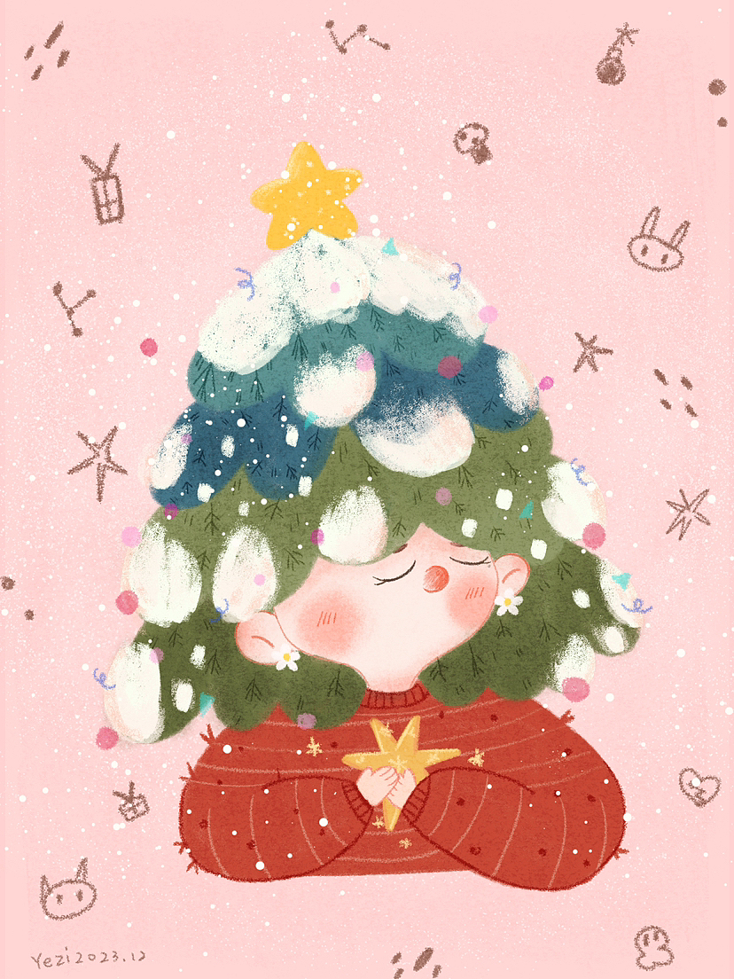 最近画的几个小女孩