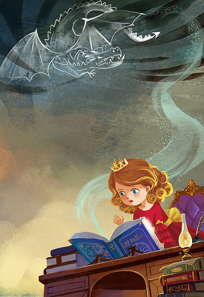 ”小公主莱拉“之幽灵龙的秘密（图ZMjY4MTUwNjA0） - 儿童插画 - 站酷设计师AmeiLili原创素材 - 站酷ZCOOL