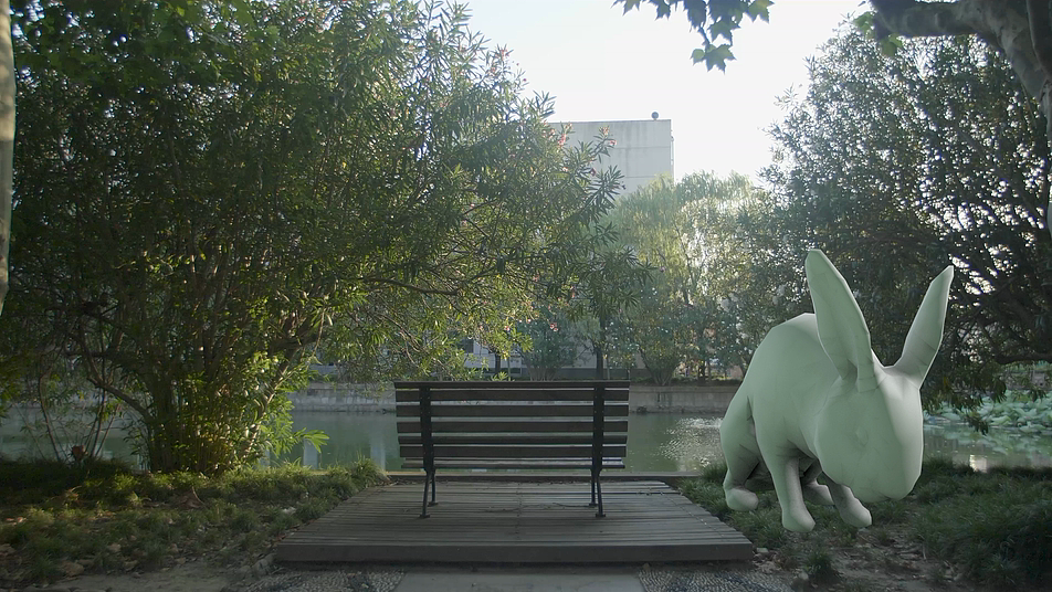 大白兔AR增强现实互动APP作业练习