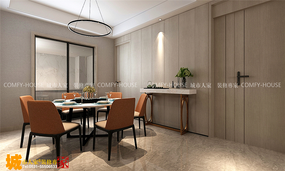 海尔绿城麗园现代风格装修效果图，以少胜多（图ZMTE4Mzk2NTA0） - 家装设计 - 站酷设计师济南城市人家原创素材 - 站酷ZCOOL