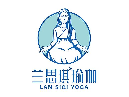 兰思琪瑜伽品牌全案升级 标志设计 VI设计 物料设计
