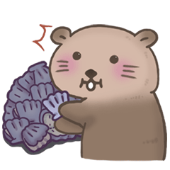 呆萌海獭表情包（图ZOTg0MzQ0NDQ=） - 网络表情 - 站酷设计师__yy__原创素材 - 站酷ZCOOL