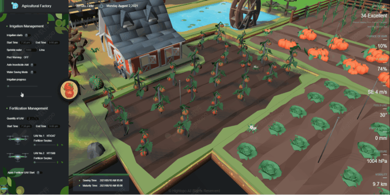 搭建 3D 智慧农场可视化,解锁绿色生态田园