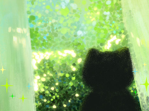 一百只小黑猫计划｜春天