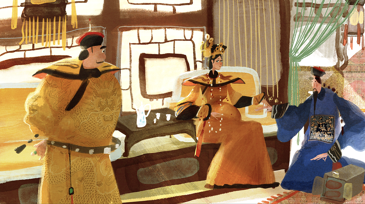 McDonald's 宫廷新品三部曲-动画前期美术