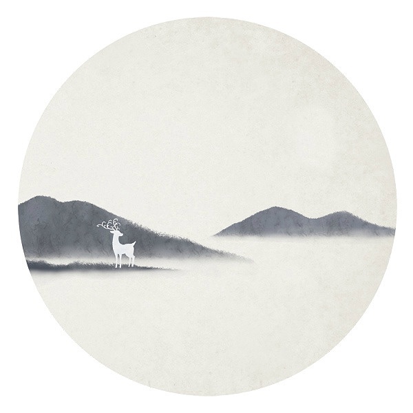 水墨中国风——竹间系列·林中精灵·鹿