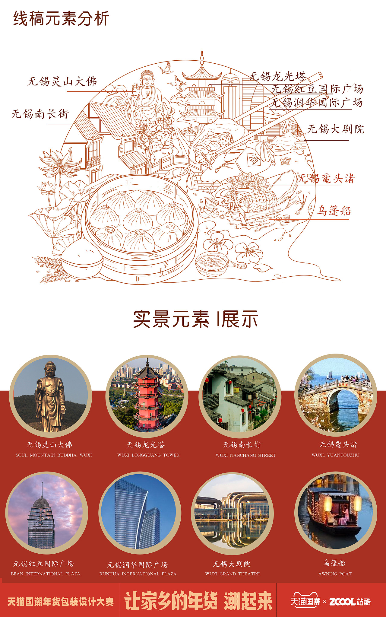 年味潮起来~无锡小笼包（图ZMjQwNjQ5MTg4） - 包装 - 站酷设计师一几波妞酱原创素材 - 站酷ZCOOL